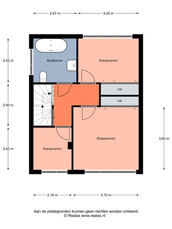 Floorplan - Groen van Prinsterersingel 4, 3752 DB Bunschoten-Spakenburg